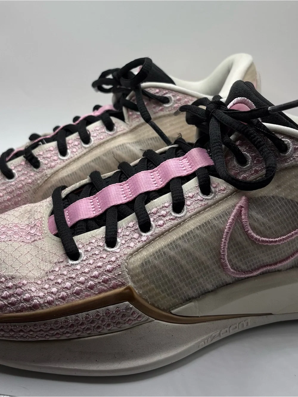 Nike Sabrina 1 NBY “Kay Yow” Custom Basketball Shoes Sneakers Men’s 8.5 Athletic